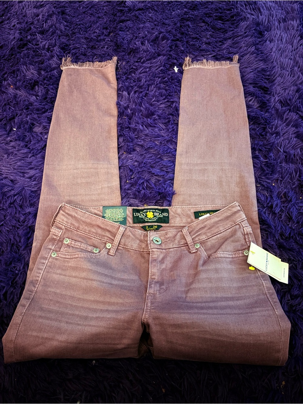Lucky Brand Women's Skinny Jeans in Faded Purple NWT